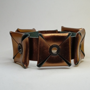 bracelet carré bronze